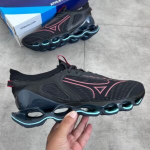Mizuno Pro 14 Preto/sola azul