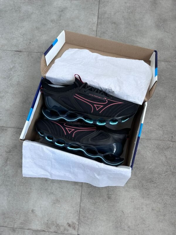 Mizuno Pro 14 Preto/sola azul-Imagem 4