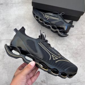Mizuno Pro 14 Preto/dourado